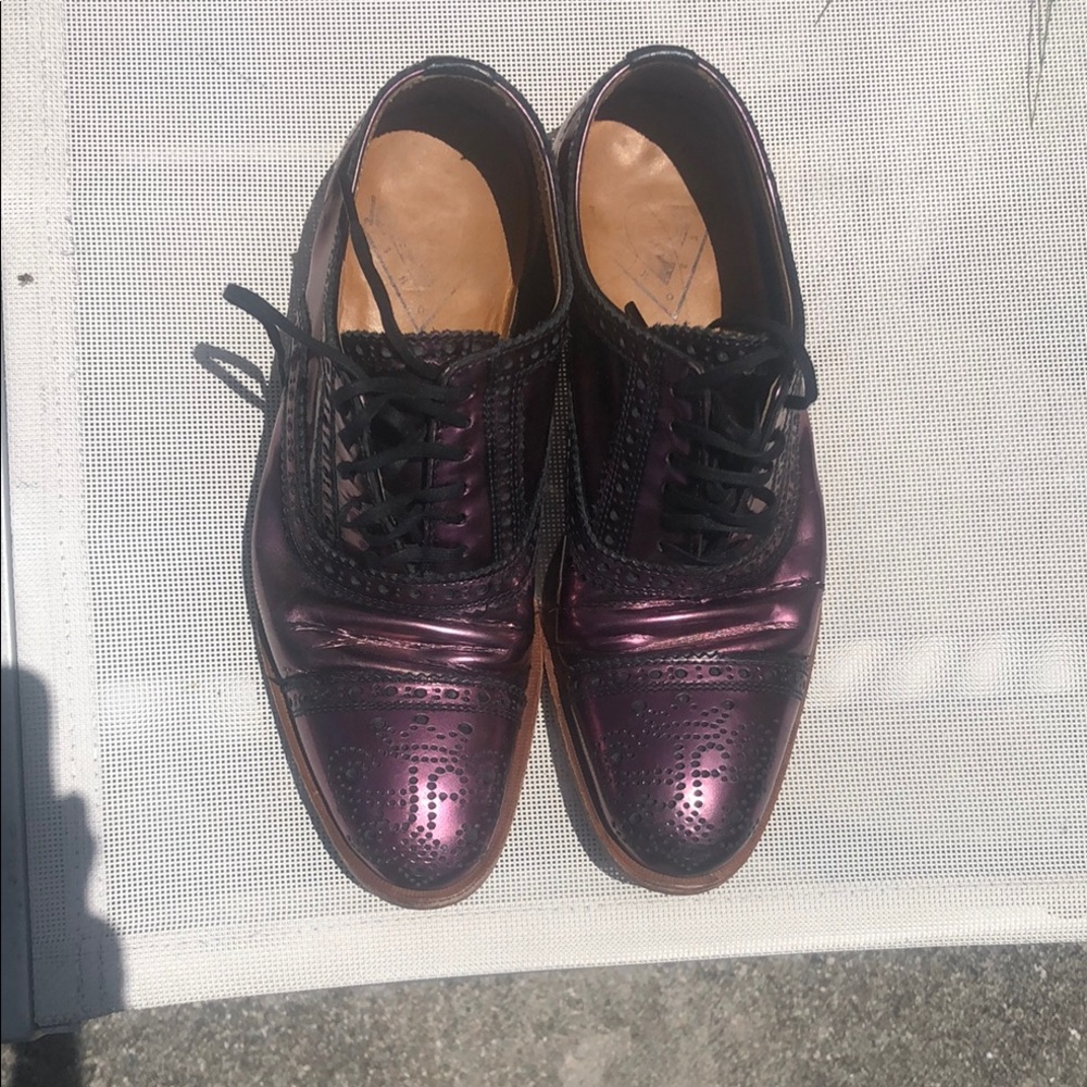 Fluevog - Women's Purple Oxford Shoes